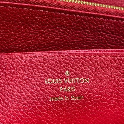 Louis Vuitton Wallet Monogram Empreinte Zippy Scarlet Leather Cowhide — view 5