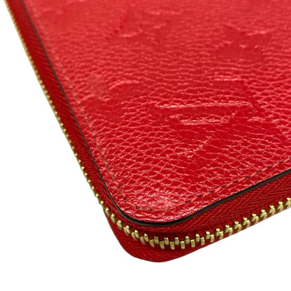 Louis Vuitton Wallet Monogram Empreinte Zippy Scarlet Leather Cowhide — view 6