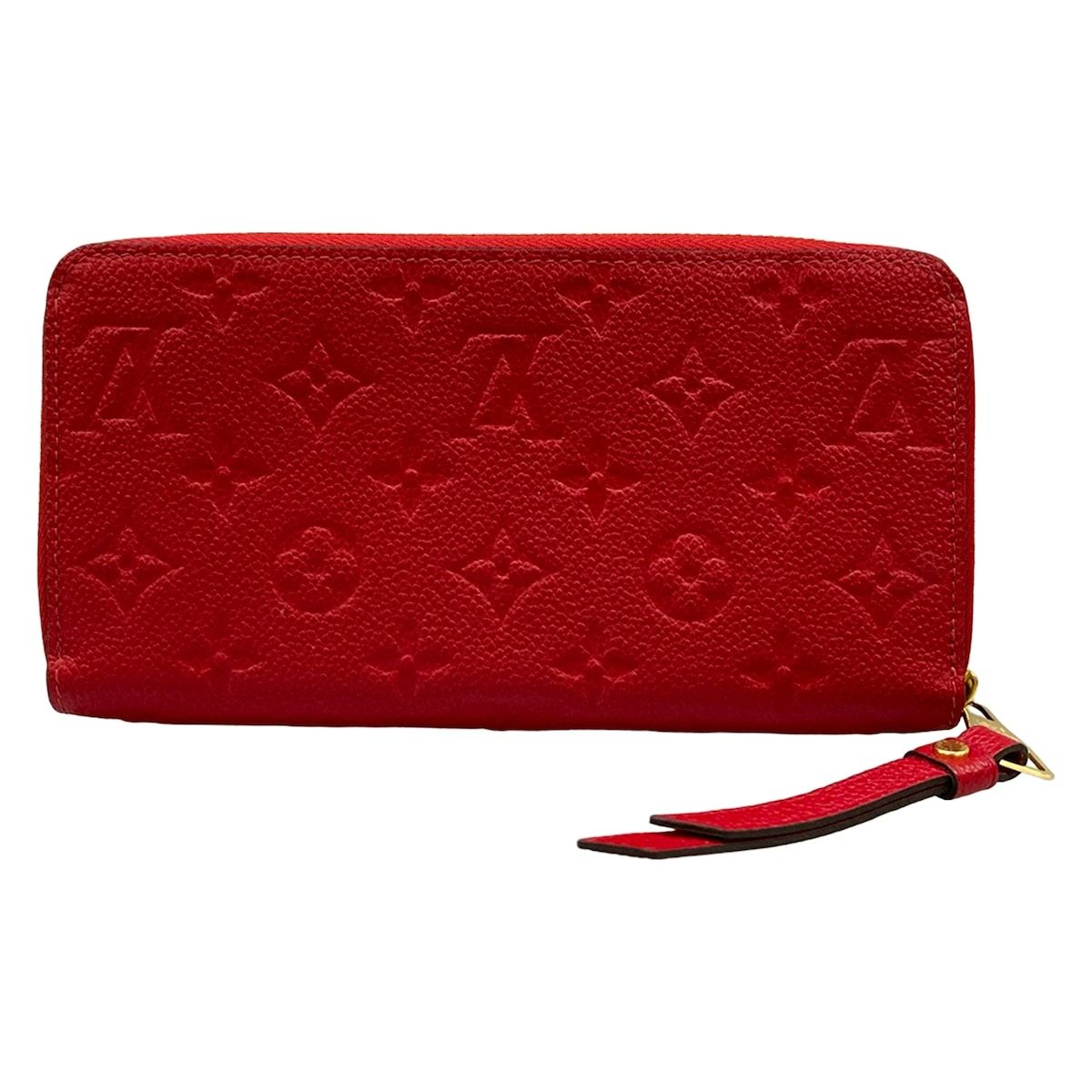 Louis Vuitton Wallet Monogram Empreinte Zippy Scarlet Leather Cowhide — view 2