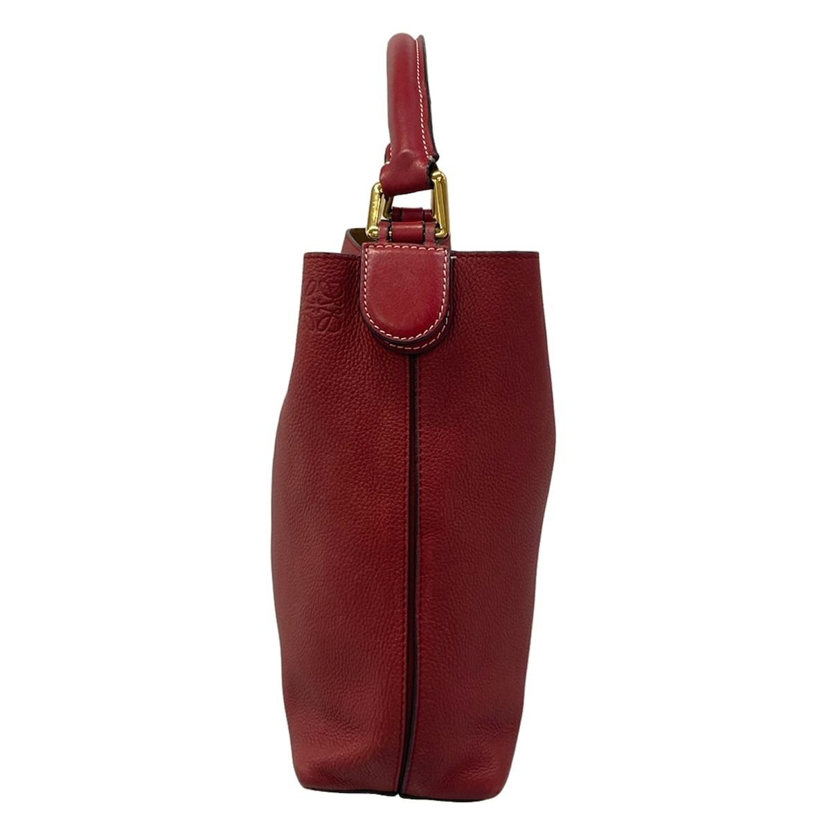 Loewe Handbag T Bucket Small Bag Red — view 4