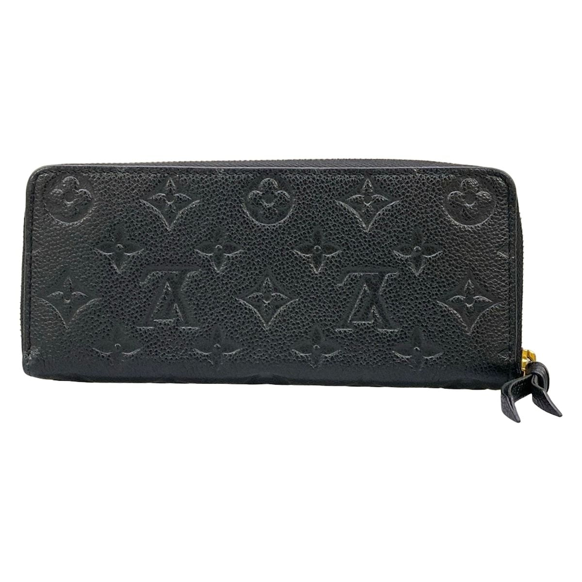 Louis Vuitton Wallet Monogram Empreinte Portefeuille Clemence Noir Leather — view 2