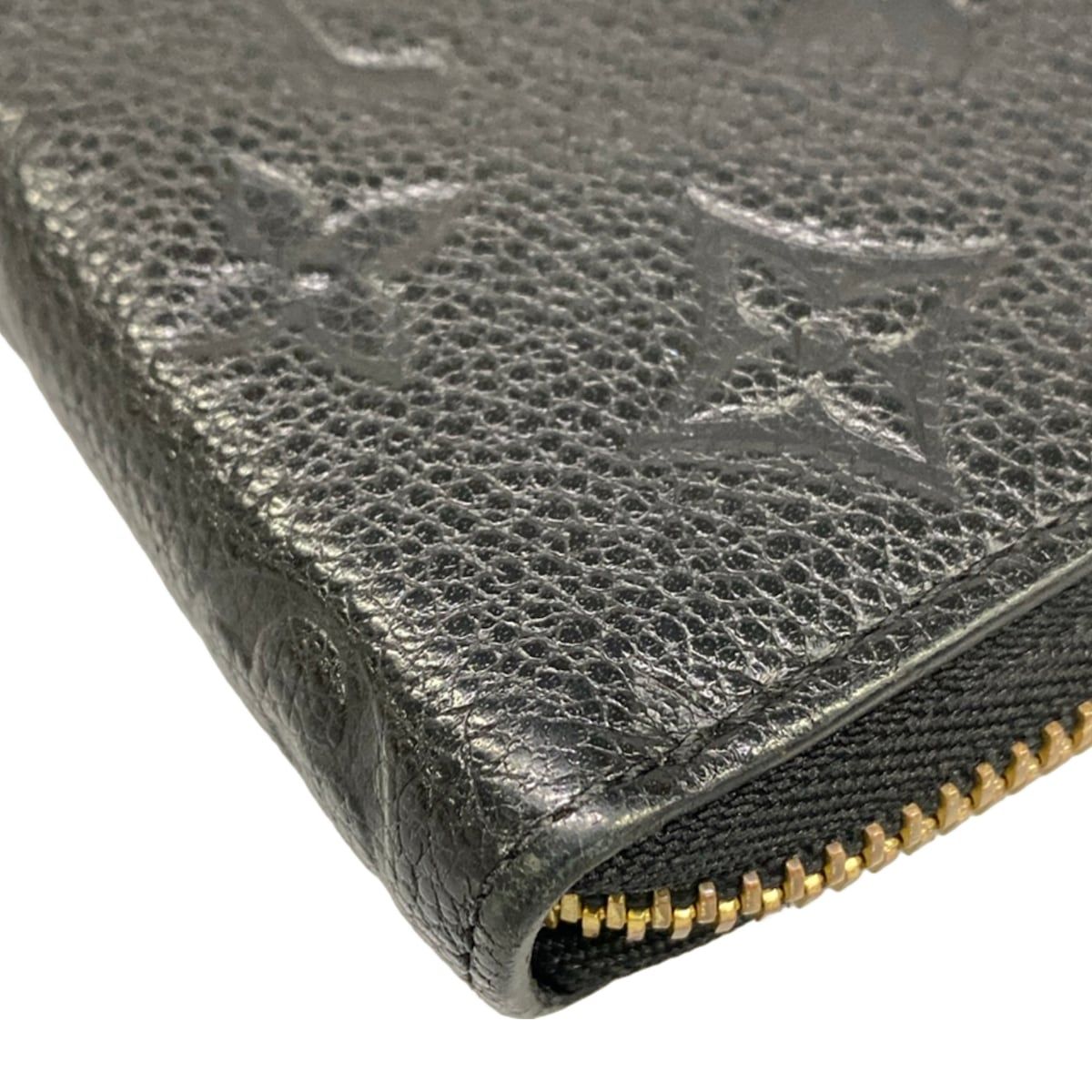 Louis Vuitton Wallet Monogram Empreinte Portefeuille Clemence Noir Leather — view 7