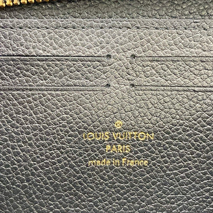 Louis Vuitton Wallet Monogram Empreinte Portefeuille Clemence Noir Leather — view 5