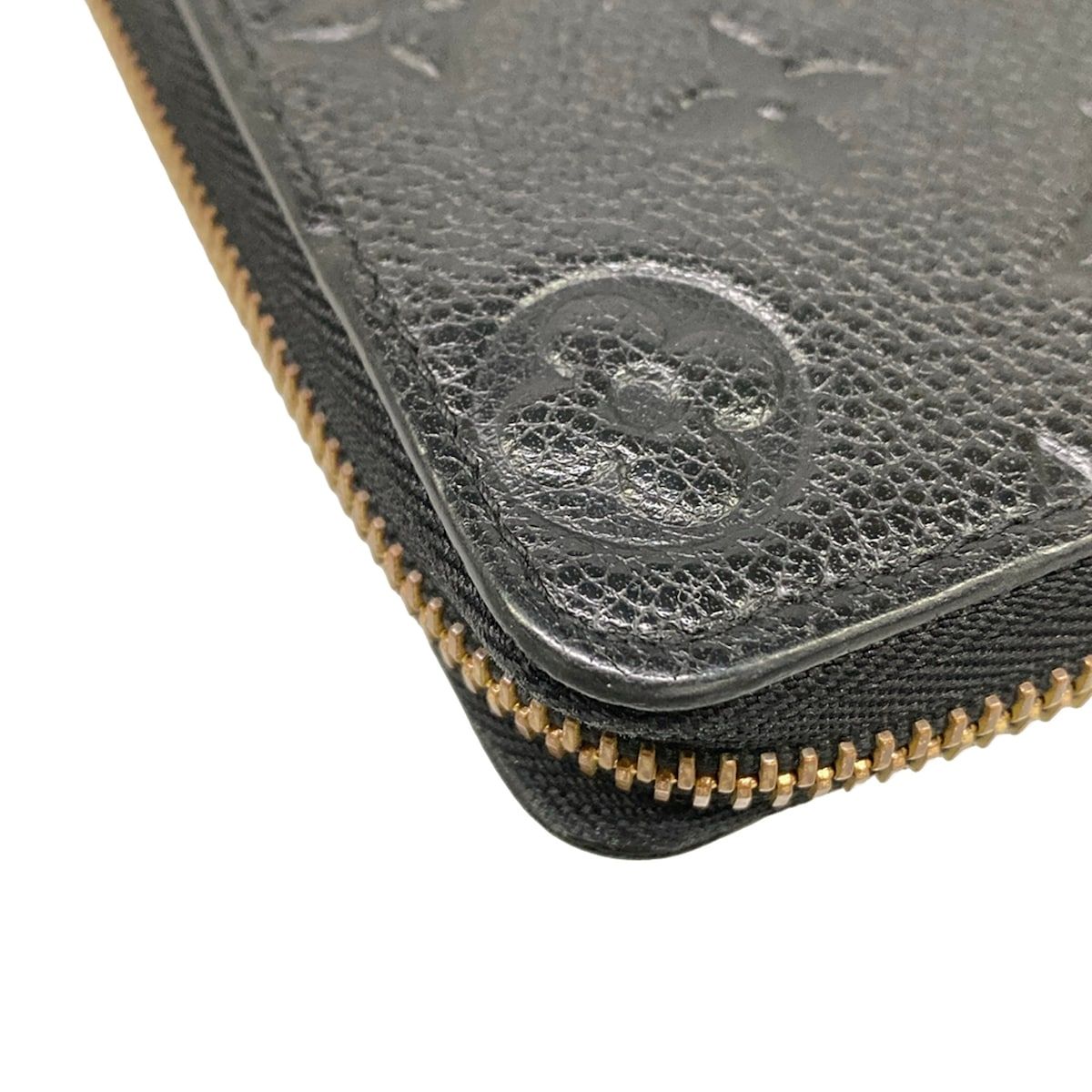 Louis Vuitton Wallet Monogram Empreinte Portefeuille Clemence Noir Leather — view 6
