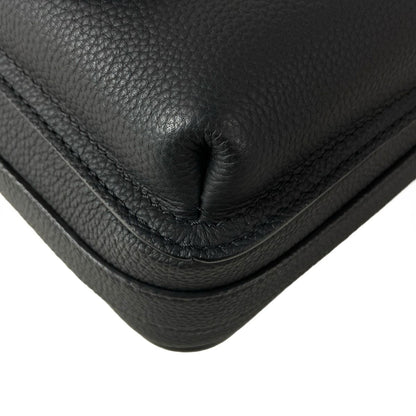 Louis Vuitton Shoulder Bag LV Aerogram Boarding Messenger Black Leather Cowhide — view 7