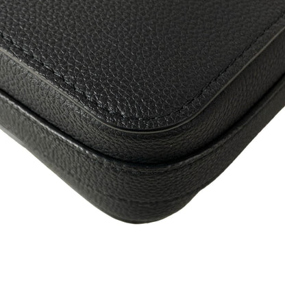 Louis Vuitton Shoulder Bag LV Aerogram Boarding Messenger Black Leather Cowhide — view 8