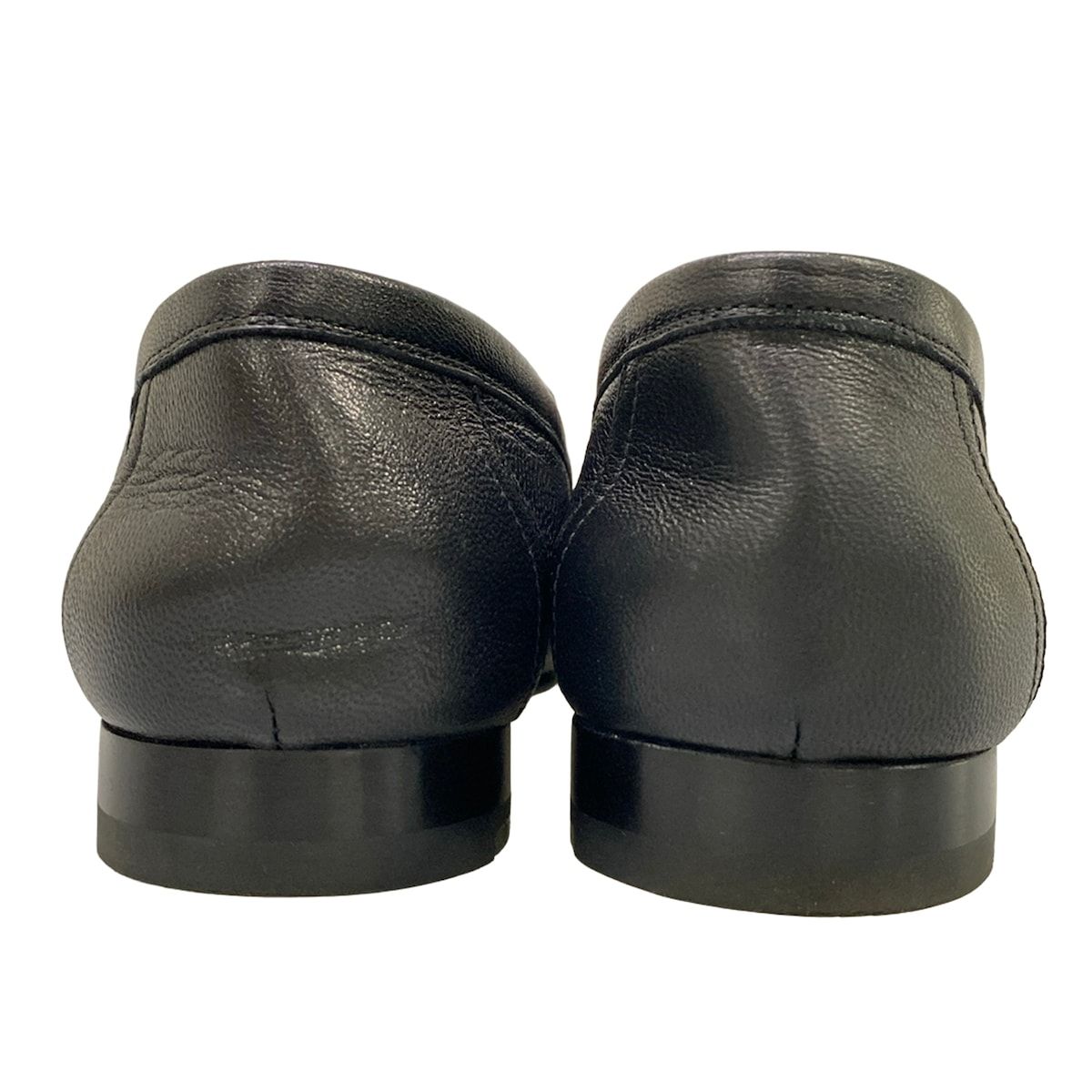 Hermes Loafers Moccasins Paris Black Silver Leather — view 6