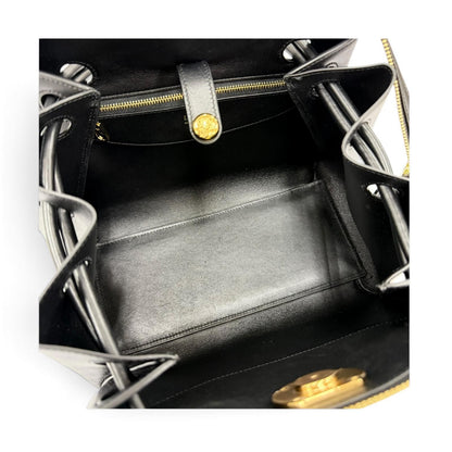 Loewe Madrid Bag Small Supple Leather 2-Way Handbag Black — view 7