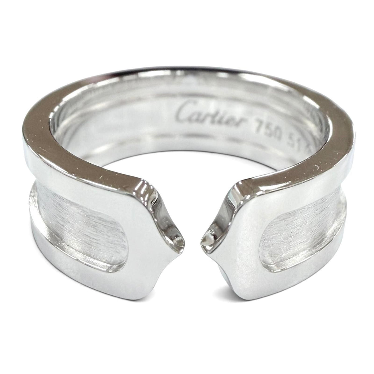 Cartier C2 Ring 750 White Gold