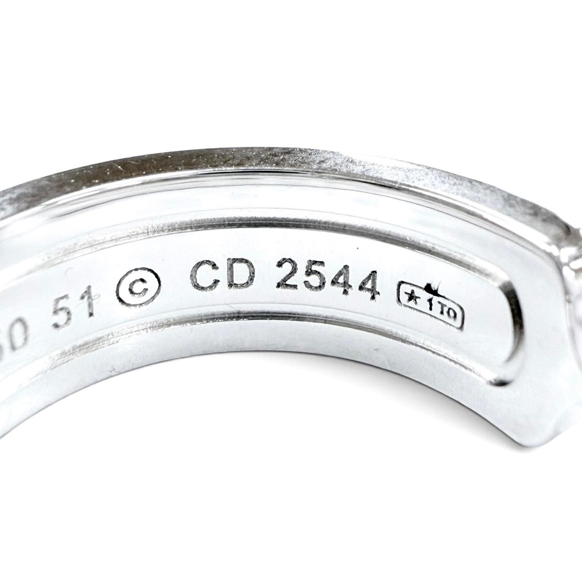Cartier C2 Ring 750 White Gold — view 7