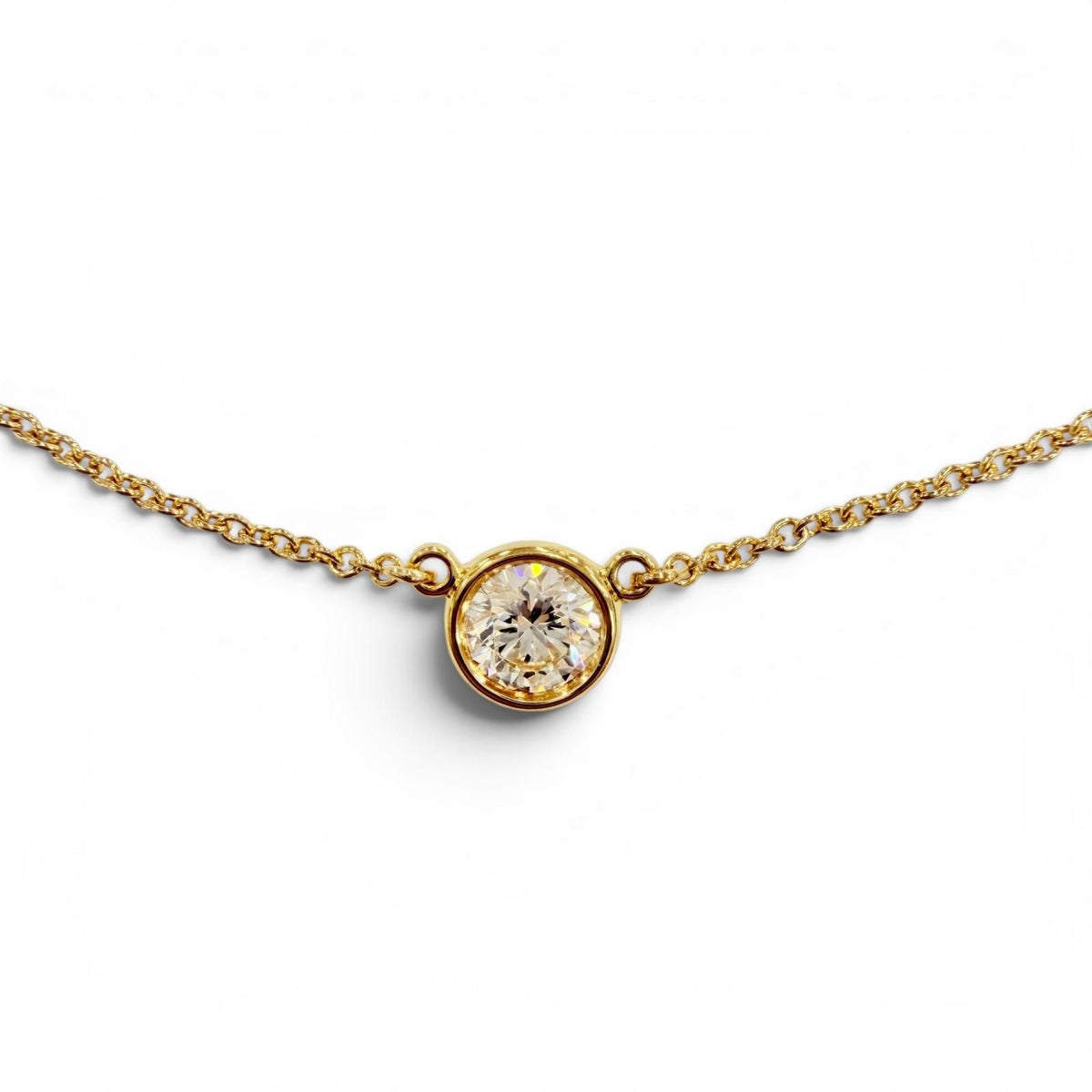 Tiffany & Co by the Yard Diamond Diameter 5.30 Necklace