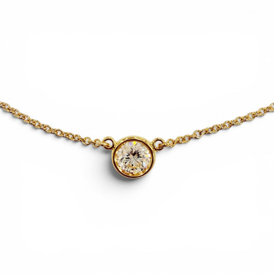 Tiffany & Co by the Yard Diamond Diameter 5.30 Necklace