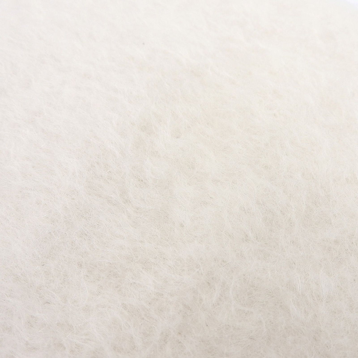 Loewe Mohair Wool Fringe Anagram Leather Patch Scarf Shawl Ivory — view 6