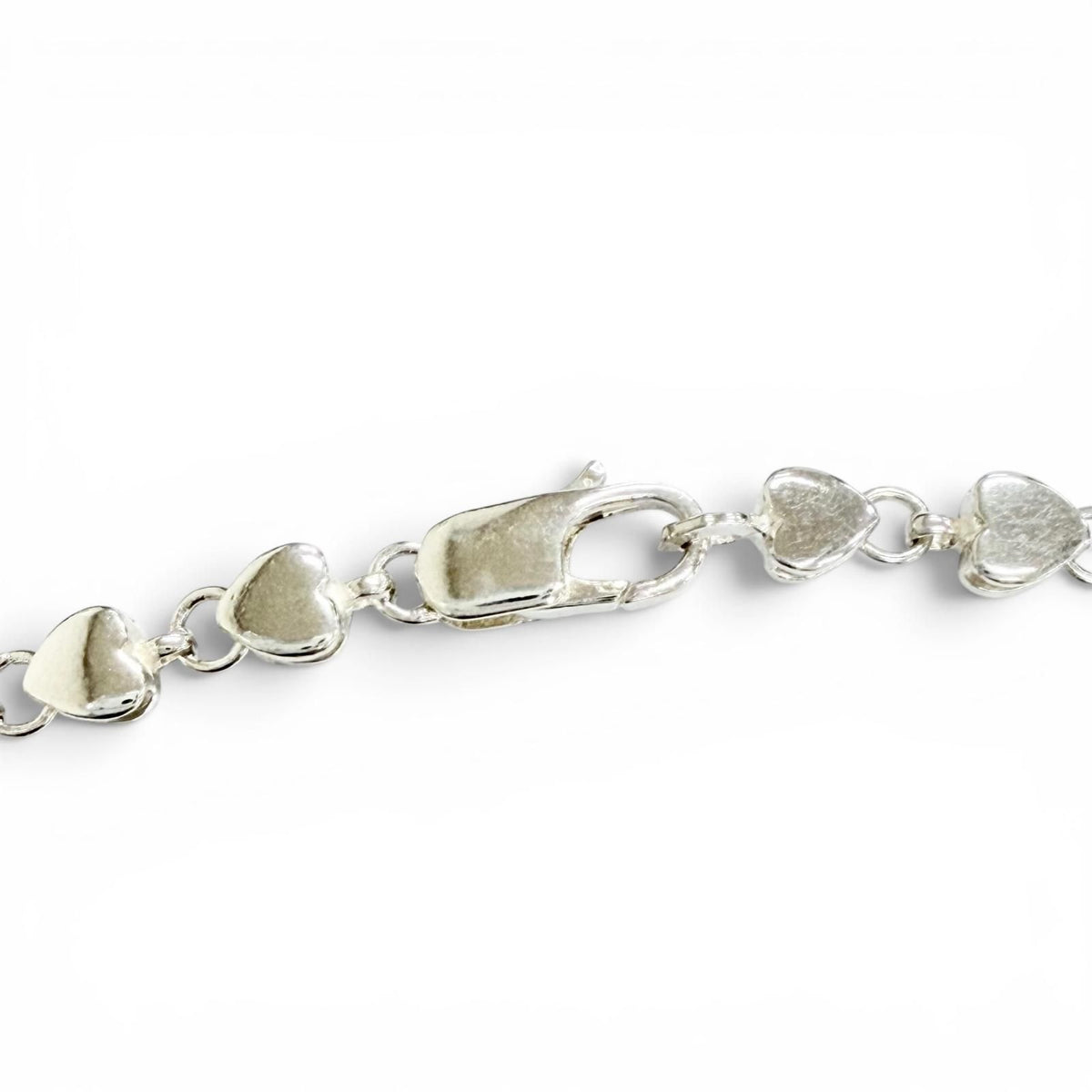 Tiffany & Co Vintage Puff Heart Necklace 925 Sterling Silver — view 5