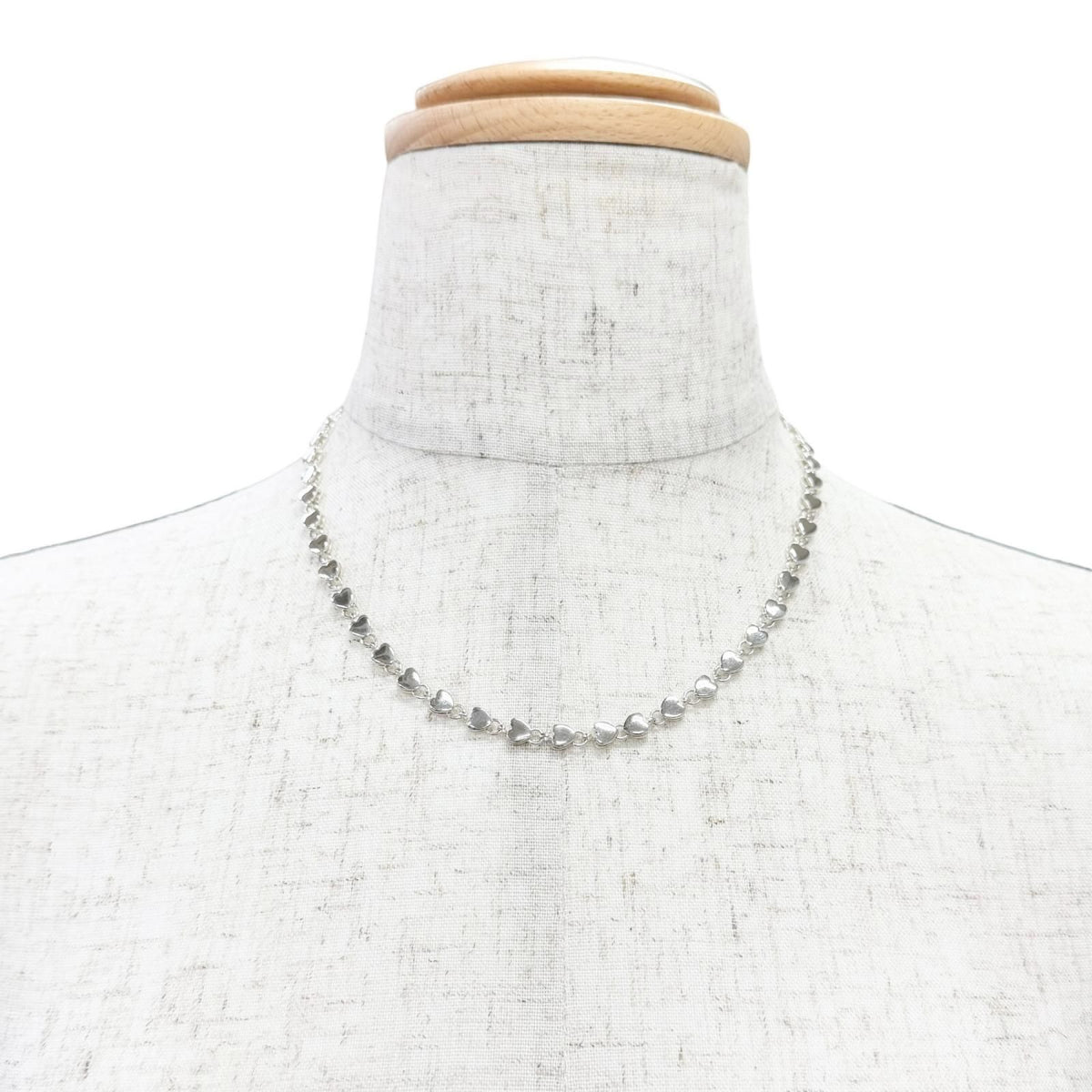 Tiffany & Co Vintage Puff Heart Necklace 925 Sterling Silver — view 2
