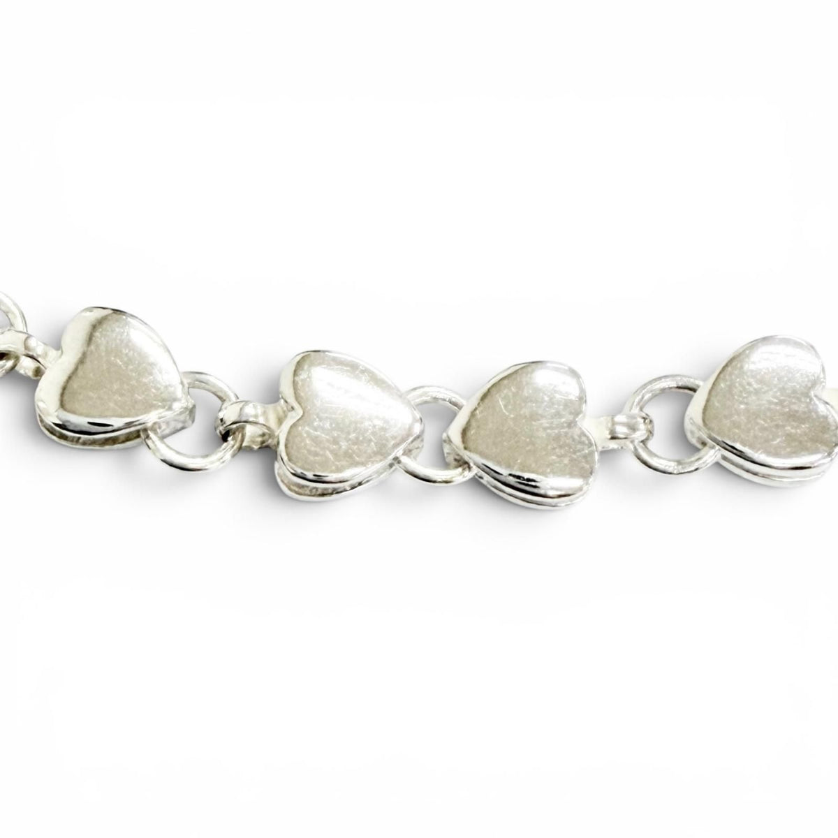 Tiffany & Co Vintage Puff Heart Necklace 925 Sterling Silver — view 4