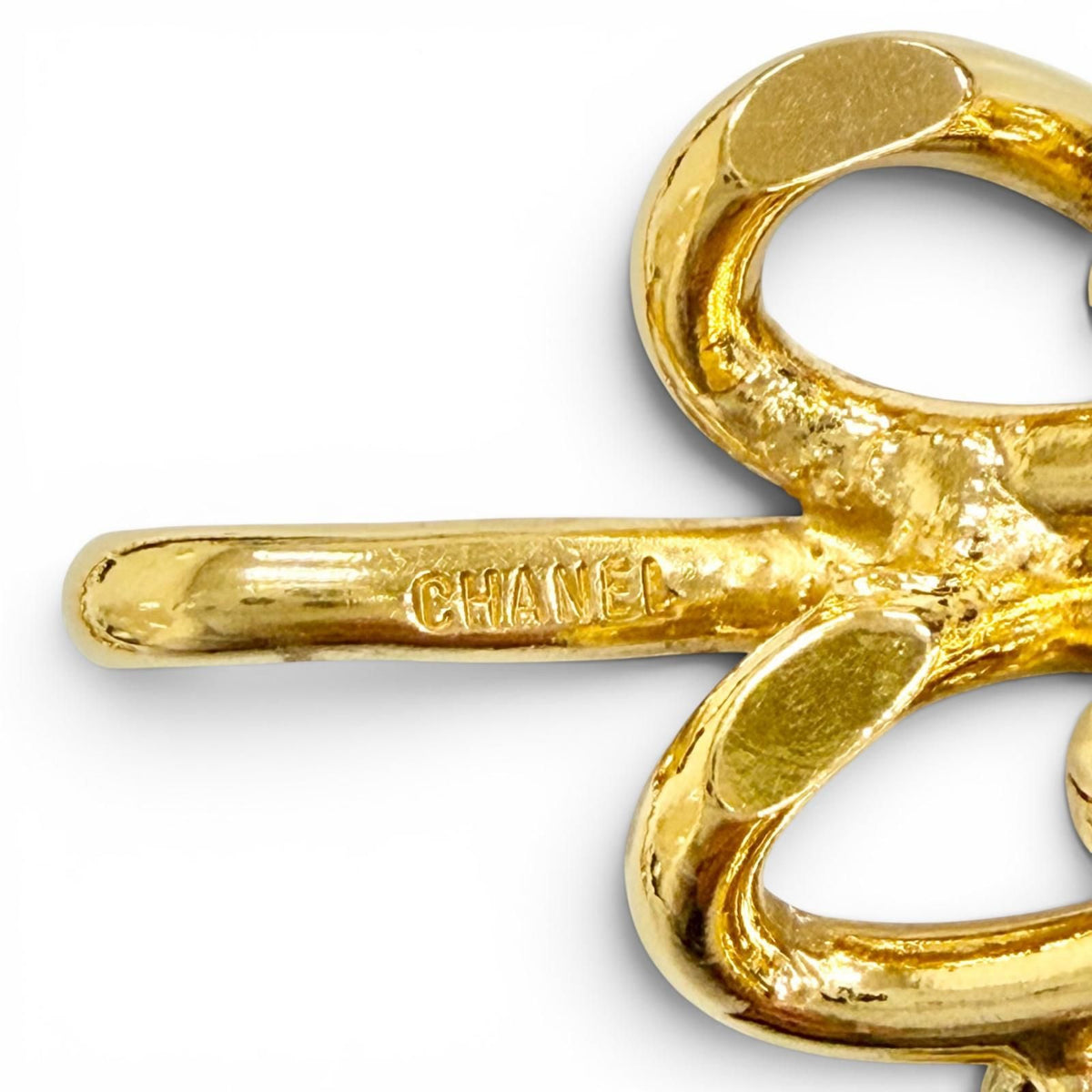 Chanel Logo Perfume Bottle Charm Double Chain Belt Gold Gorgeous — view 7