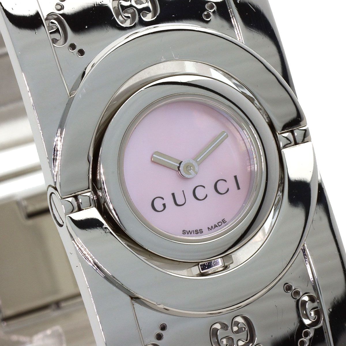 Gucci Toile Bangle Watch SS — view 4