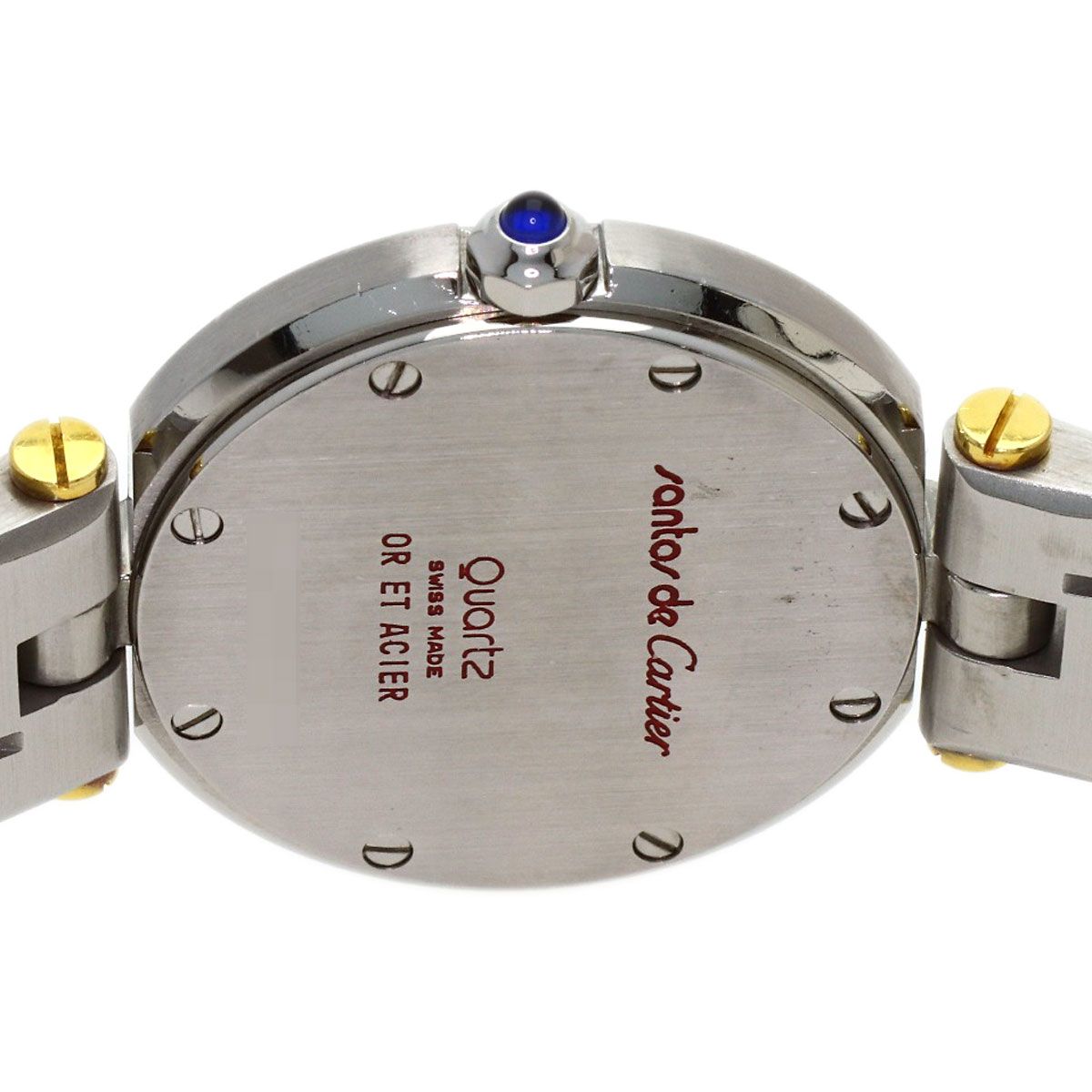 Cartier Santos Vendome SM Watch SS 18k Yellow Gold — view 7