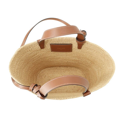 Celine Handbag Teen Supple Classic Panier Raffia Tote — view 6