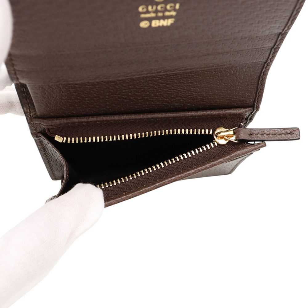 Gucci Bifold Wallet GG Supreme Bananya Compact Leather — view 5