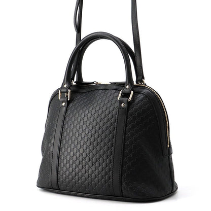 Gucci Micro Guccissima Leather 2-Way Shoulder Bag Black — view 2
