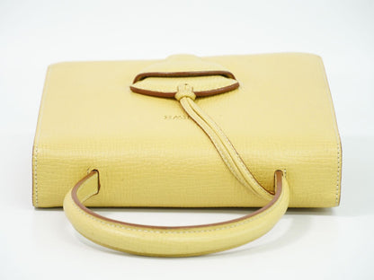 Loewe Barcelona Handbag Leather Yellow Bag — view 5