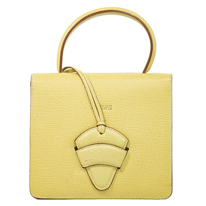 Loewe Barcelona Handbag Leather Yellow Bag