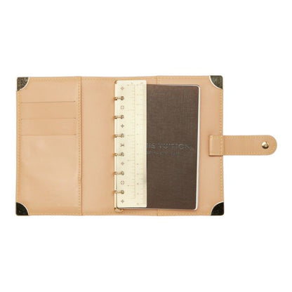Louis Vuitton Monogram Multicolor Agenda PM Planner White Multi Brown Leather — view 6