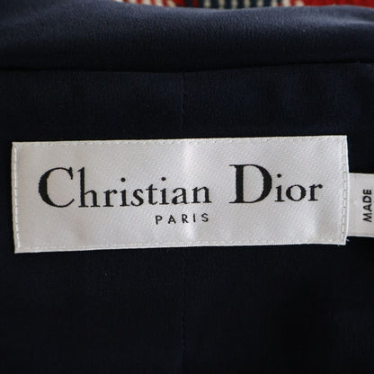 Dior Plaid Hooded Jacket Zip Up Red — view 7