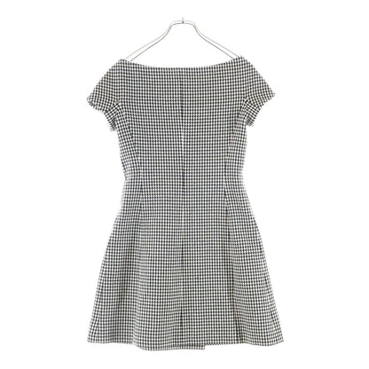 Dior Houndstooth Dress White Black — view 2