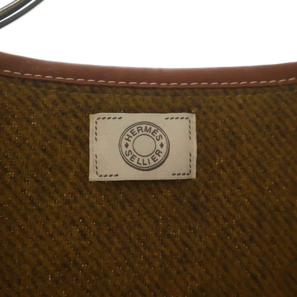 Hermes Rocabar Tassel Poncho Wool Cashmere Yellow — view 6