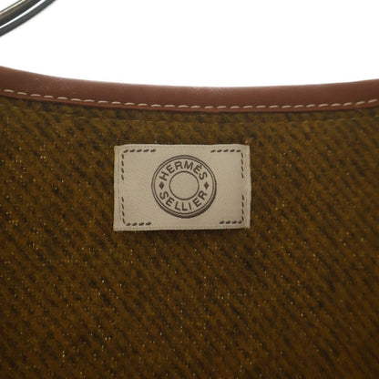 Hermes Rocabar Tassel Poncho Wool Cashmere Yellow — view 6
