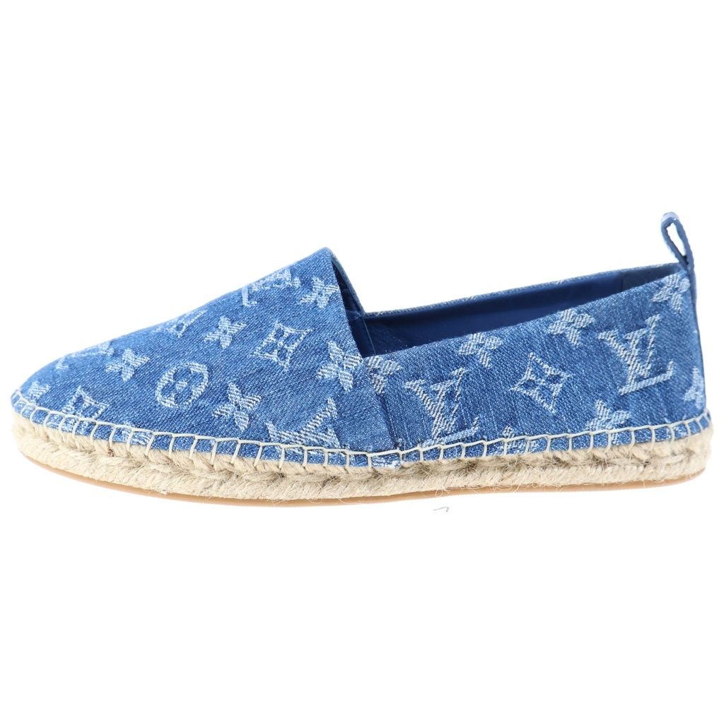 Louis Vuitton Monogram Denim Espadrilles Slip-on