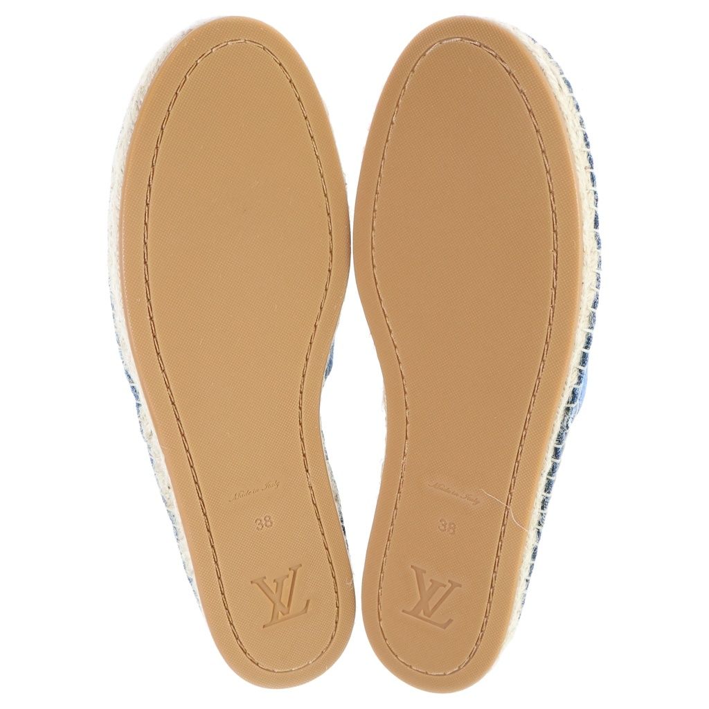 Louis Vuitton Monogram Denim Espadrilles Slip-on — view 5