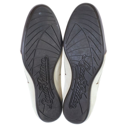 Louis Vuitton Logo Embroidery Lace-up Low-Top Sneakers Ivory Brown — view 5