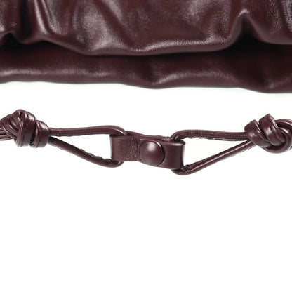 Bottega Veneta Intrecciato Notte Chain Shoulder Bag Bordeaux Leather Gold — view 6