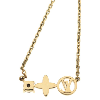 Louis Vuitton Collier Petit Pendant Chain Gold Rhinestone — view 3