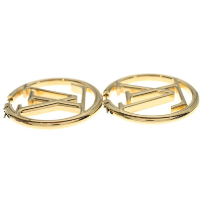 Louis Vuitton Earrings Hoop Louise Gold — view 4