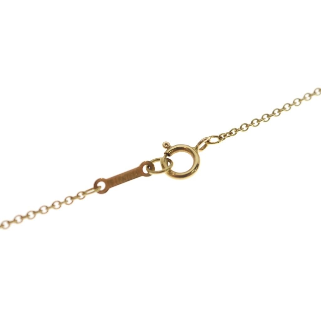 Tiffany & Co Interlocking Circle Pendant Chain Yellow Gold — view 4