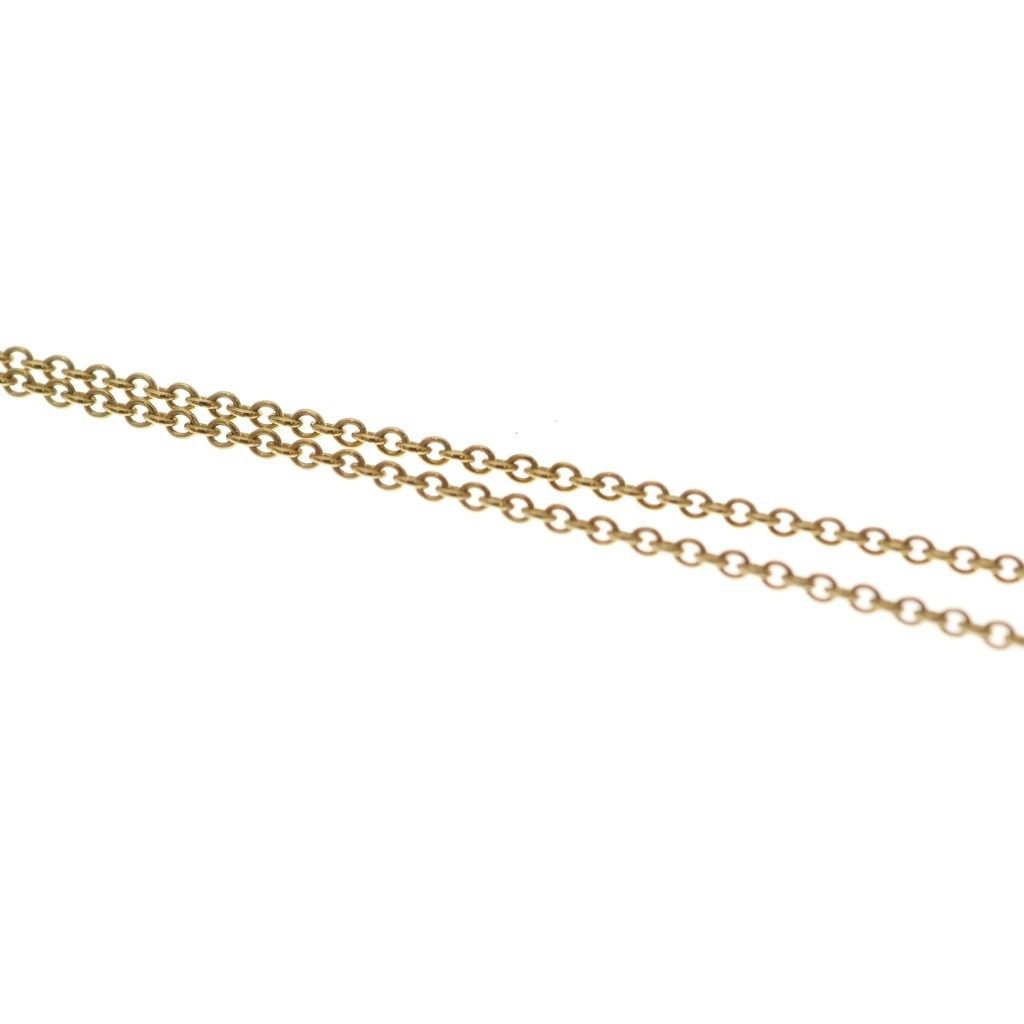Tiffany & Co Interlocking Circle Pendant Chain Yellow Gold — view 5