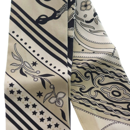 Hermes Twilly Festival Des Amazones Amazon Silk Scarf Ivory — view 3