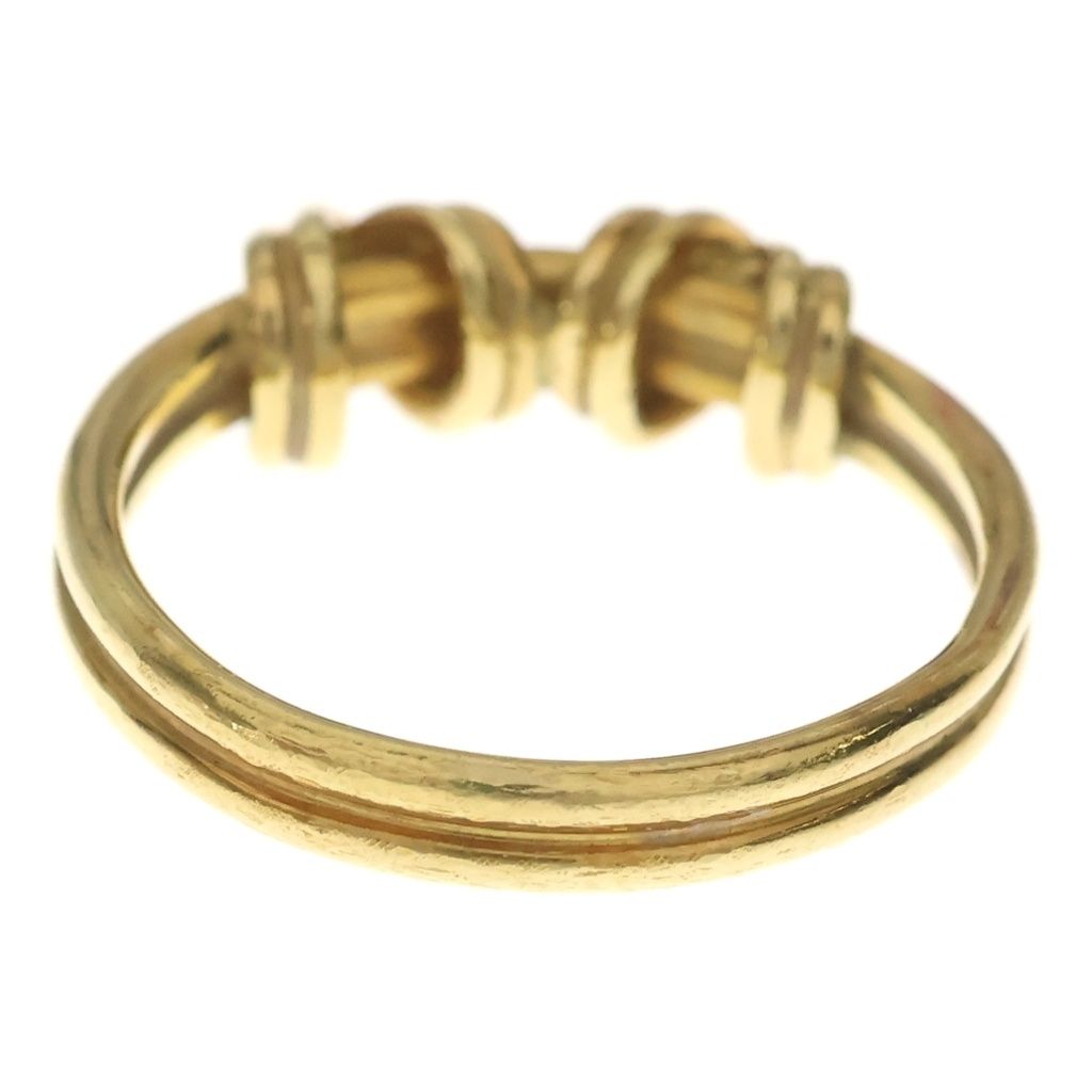 Tiffany & Co Double Signature Ring Yellow Gold — view 2