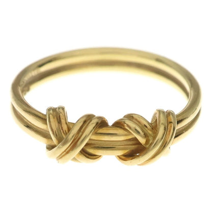 Tiffany & Co Double Signature Ring Yellow Gold