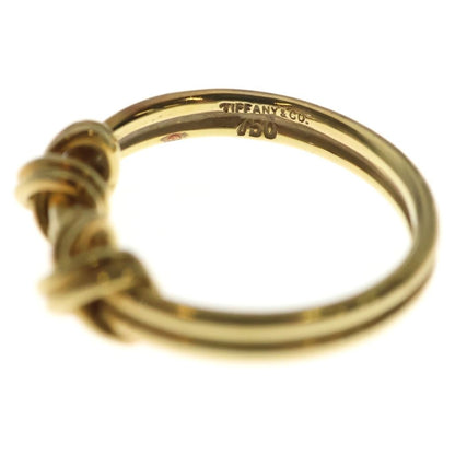 Tiffany & Co Double Signature Ring Yellow Gold — view 4