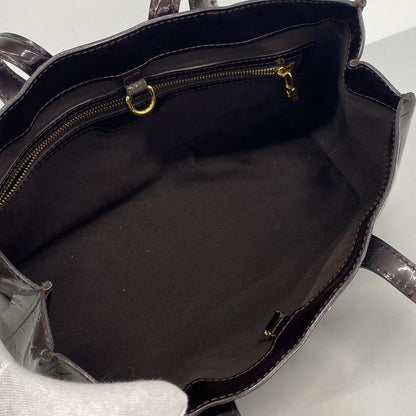 Louis Vuitton Tote Bag Vernis Wilshire PM Amarante — view 4