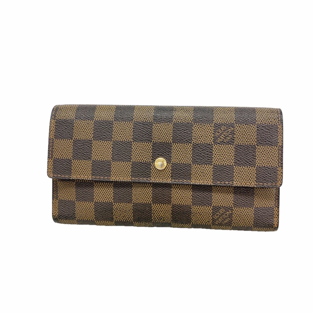 Louis Vuitton Trifold Wallet Damier Portefeuille International Ebene