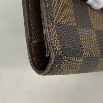 Louis Vuitton Trifold Wallet Damier Portefeuille International Ebene — view 6