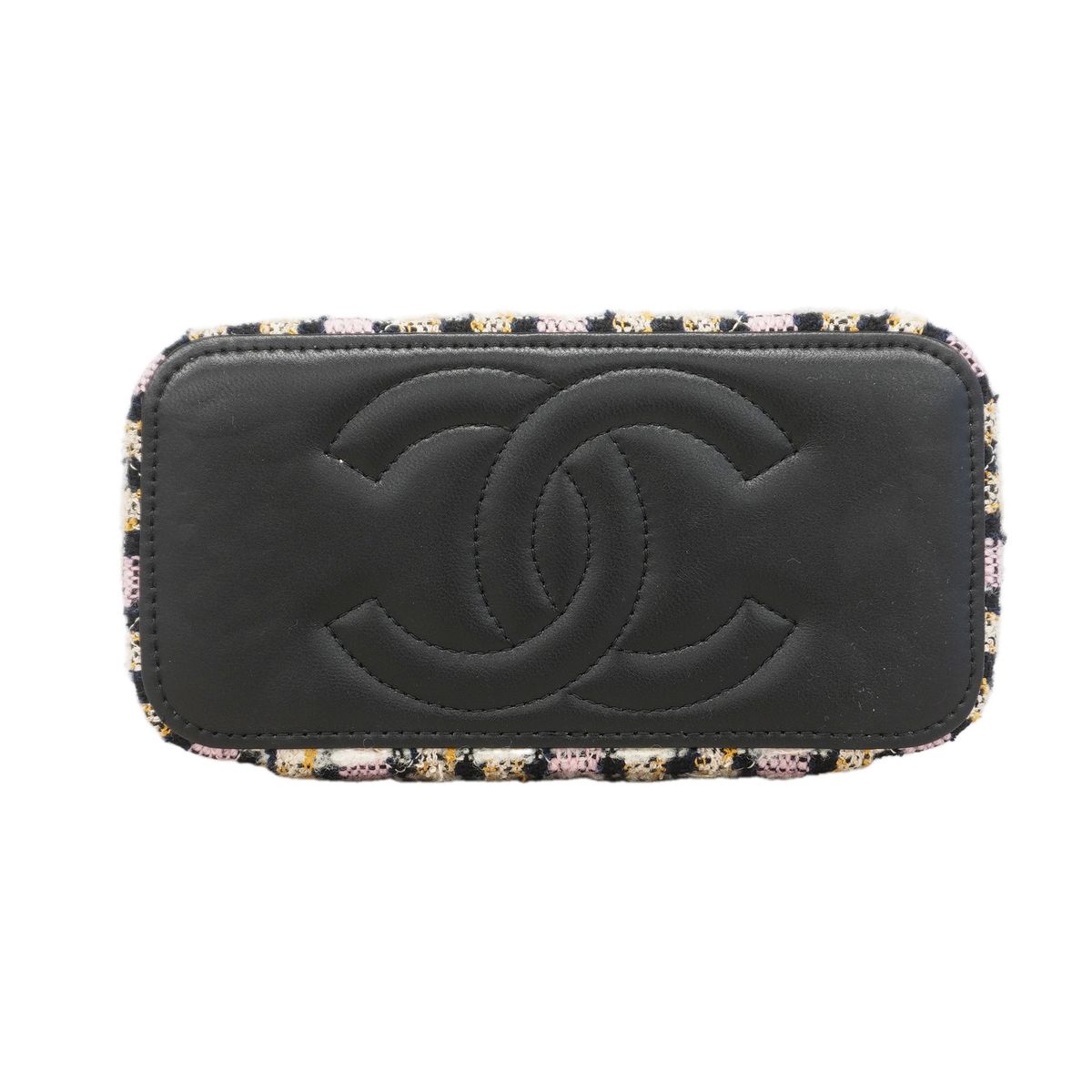 Chanel Shoulder Bag Tweed Multicolor Gold — view 3