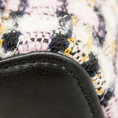 Chanel Shoulder Bag Tweed Multicolor Gold — view 6